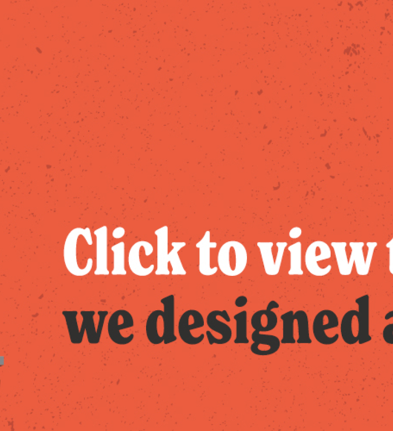 Orange background with a laptop showing the homepage of the new Clubb Concrete website