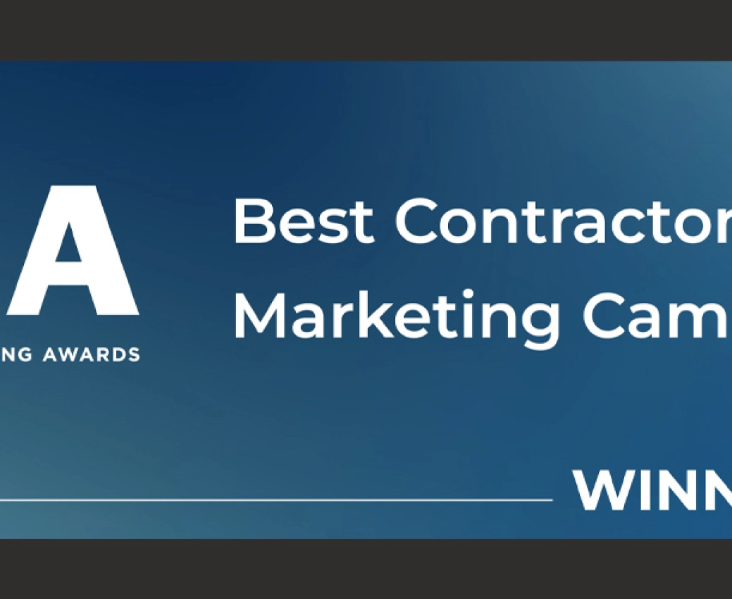 Construction Marketing Awards 2024 winner logo for Jenner Best Contractor Campaign