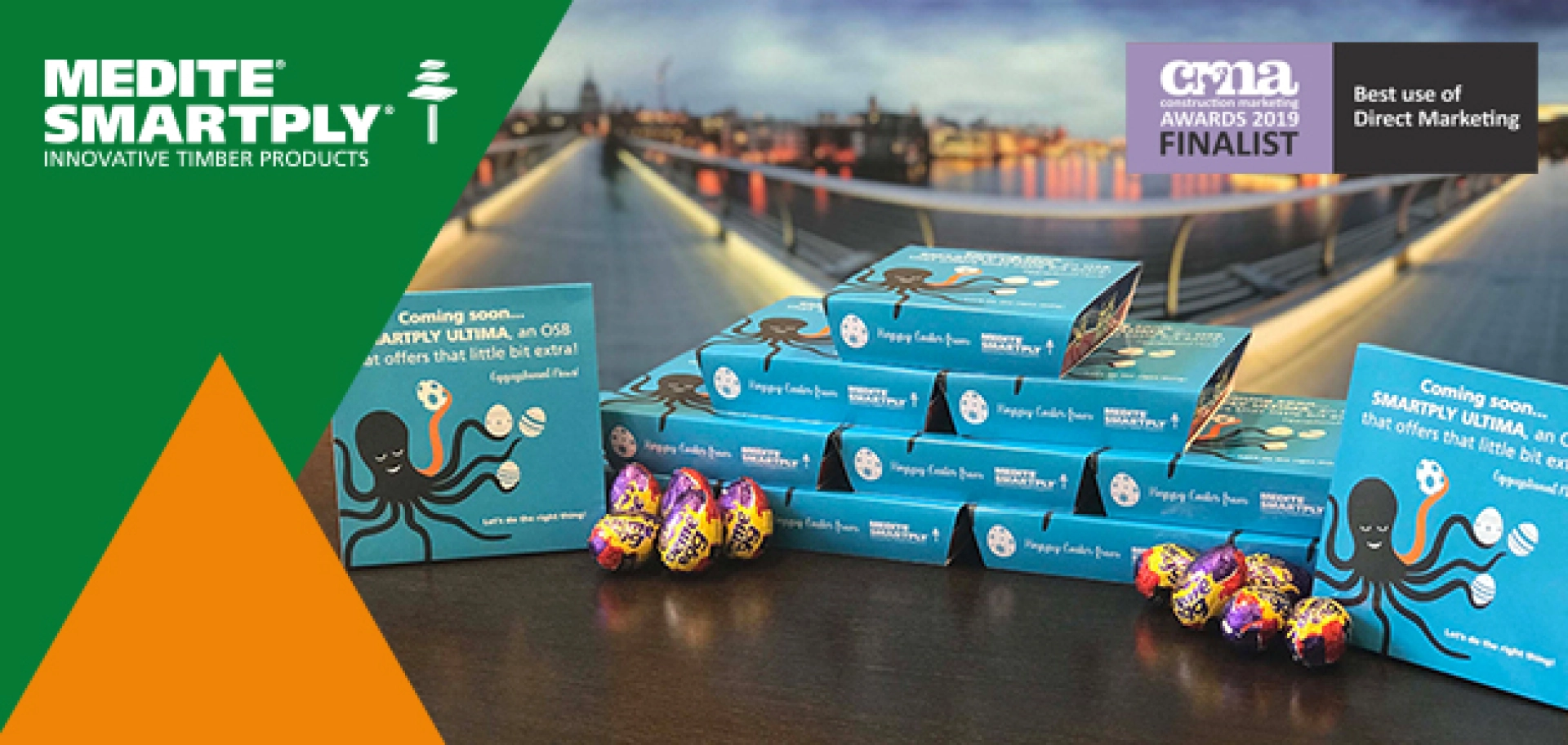 Easter egg direct marketing campaign for MEDITE SMARTPLY