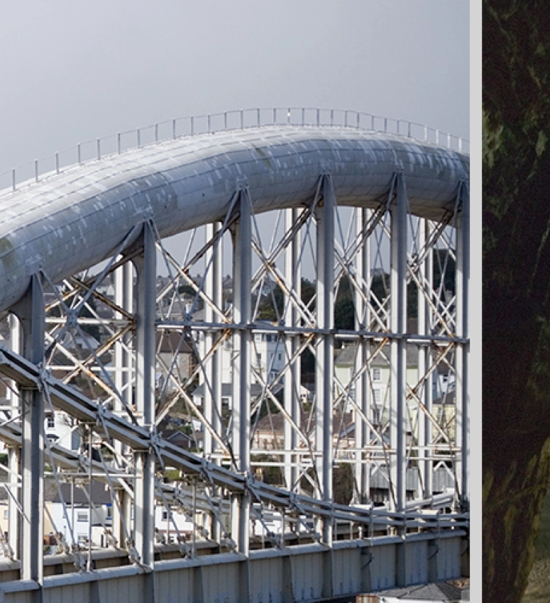 Image of civil engineers from Owen Williams Group working on bridges