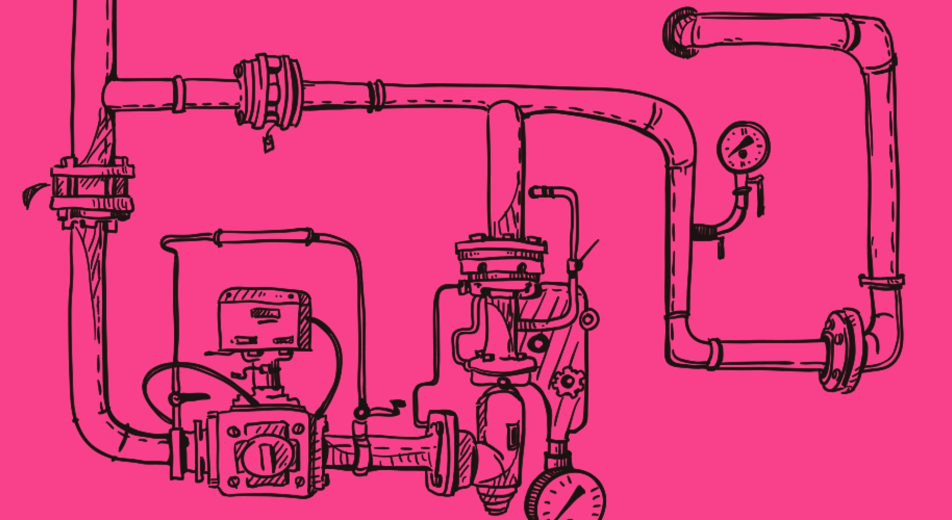 Image of electrical, mechanical and plumbing systems to depict the building services market sector